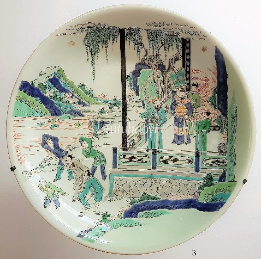 Duke Ling of Jin porcelain dish from Musee Guimet