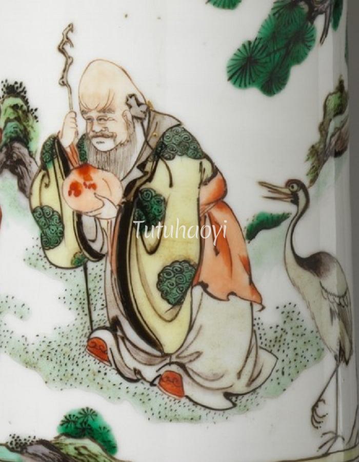 Star God of Longevity Kangxi porcelain