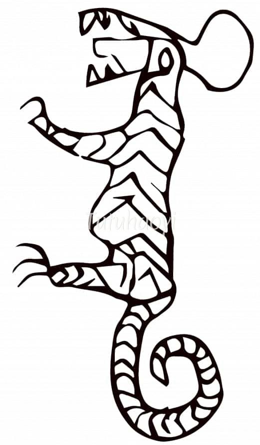 tiger character oracle bone script