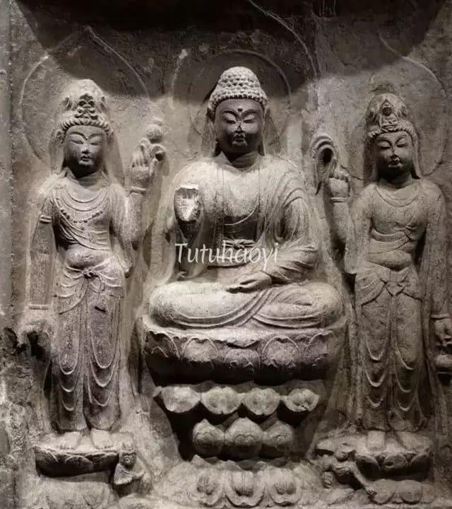 three Saints from West from Baoqing Temple