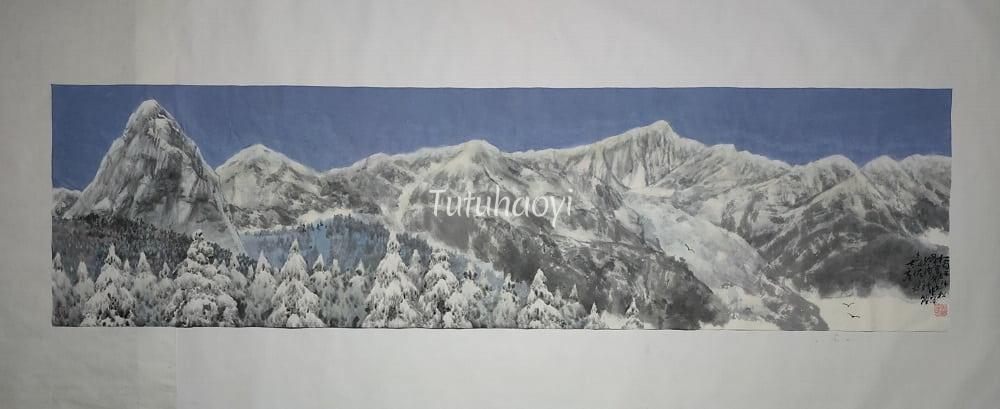 pine peaks and snow mountain Tutuhaoyi