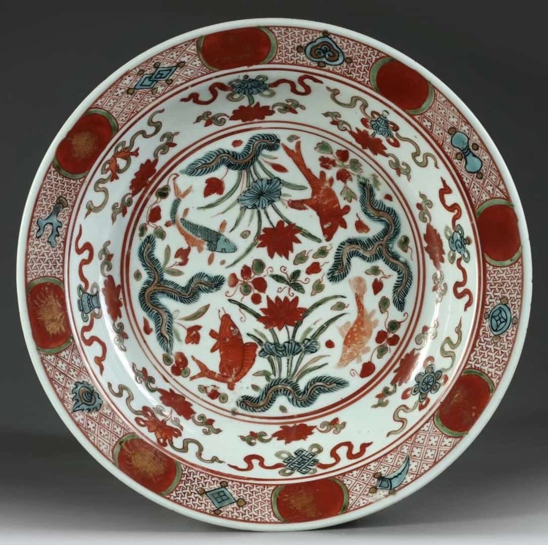 Fish motif Chinese export porcelain