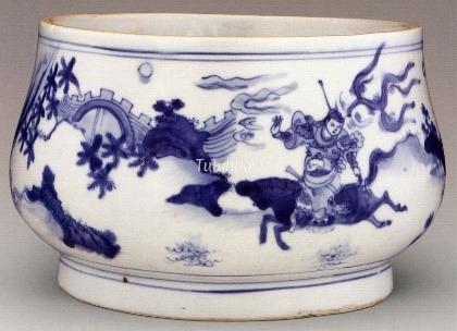porcelain incense burner from Ming dynasty
