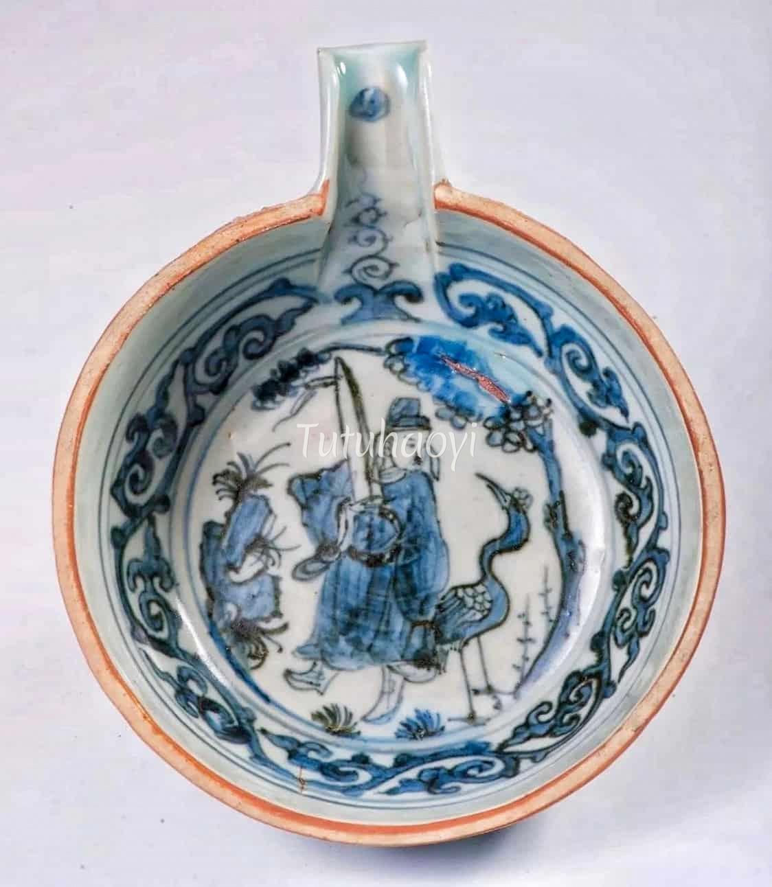 porcelain washer from graveyard of Zhang Dafu Xi’an Shaanxi Province