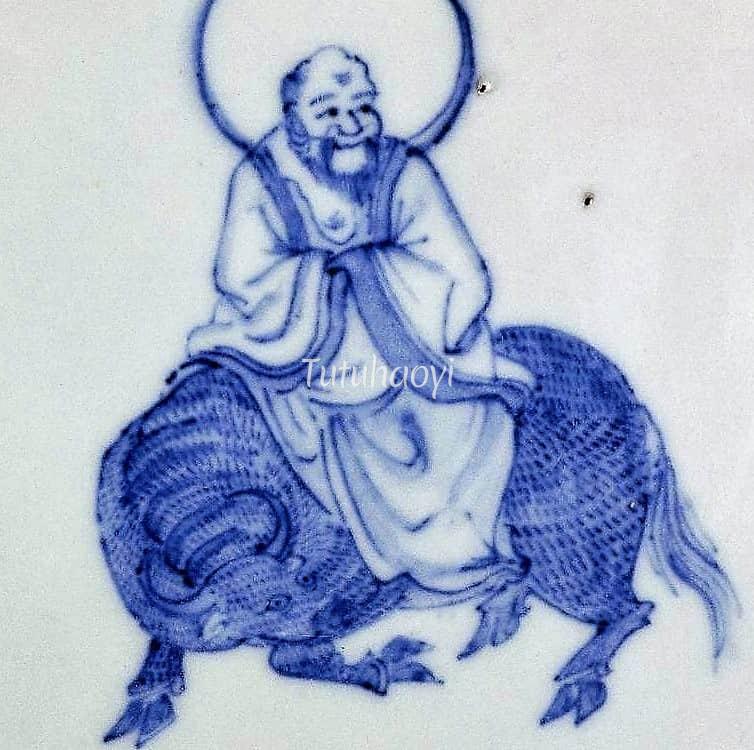 Laozi on buffalo back porcelain tile Tutuhaoyi