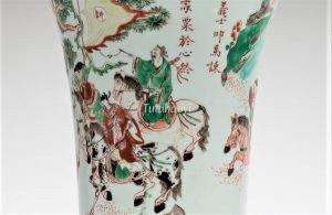 Jiang Ziya’s mount porcelain painting Tutuhaoyi
