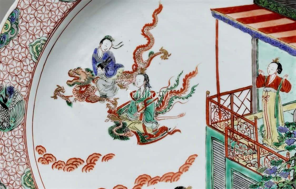Nongyu Xiao Shi flute riding phoenix dragon