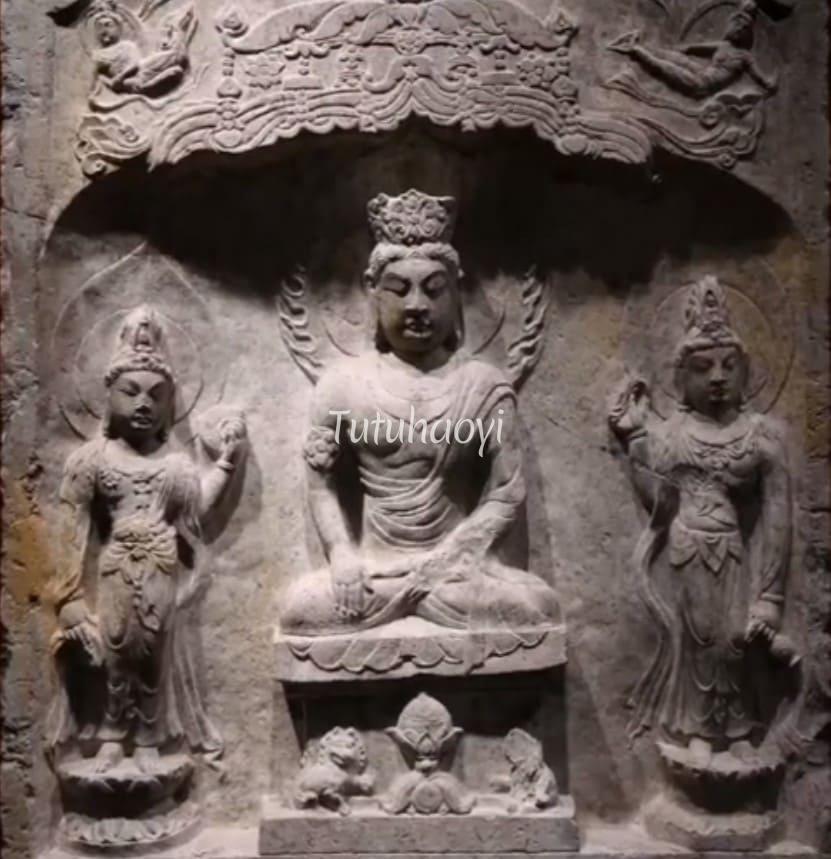 three Saints Amitabha Avalokiteśvara Mahāsthāmaprāpta