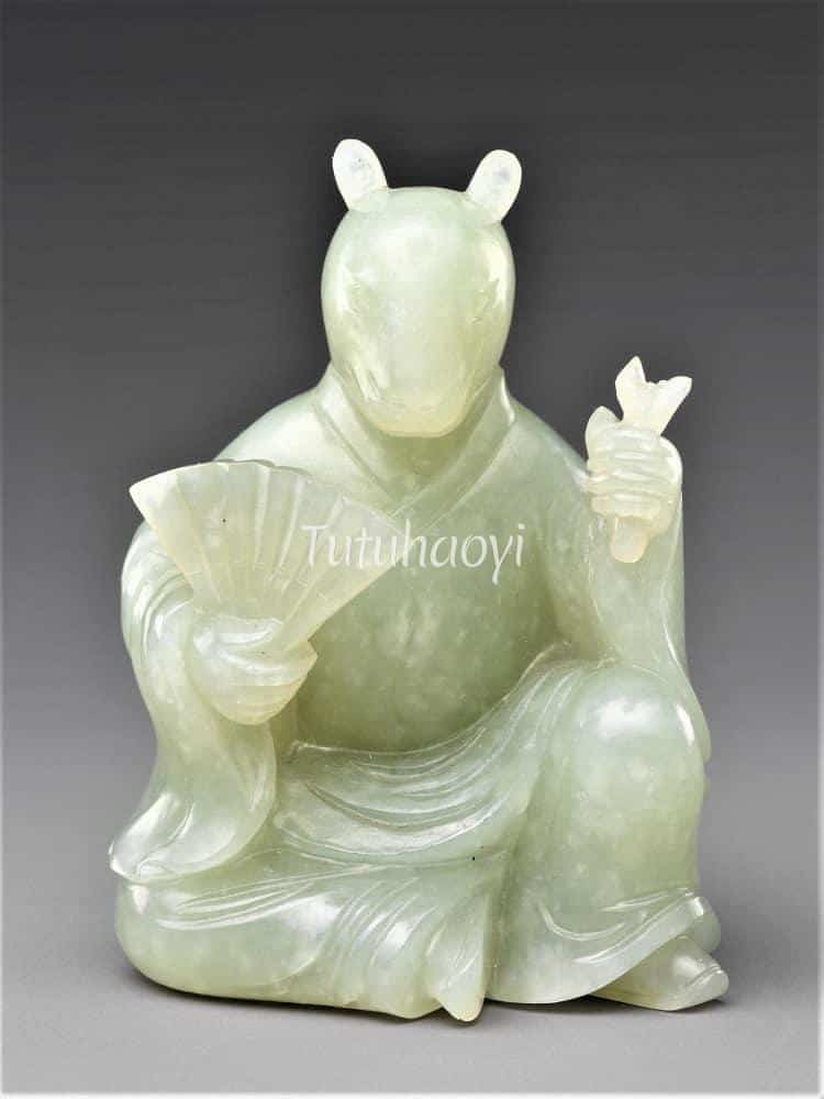 zodiac rabbit jade carving Metropolitan Museum of Art