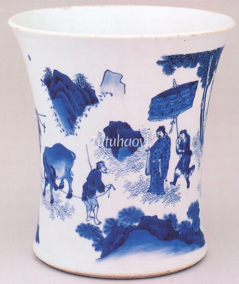 brush jar from Stephen Little, Chinese ceramics of the transitional period
