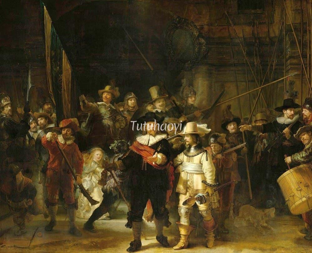 The Night Watch, Rembrandt van Rijn from Rijksmuseum