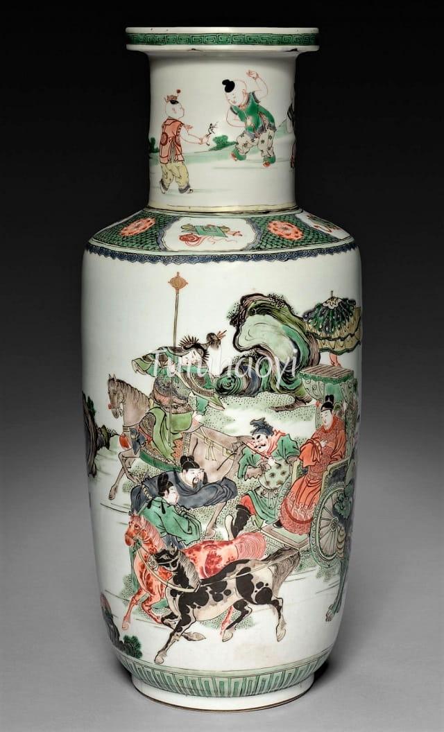 famille verte porcelain vase from Cleveland Museum of Art