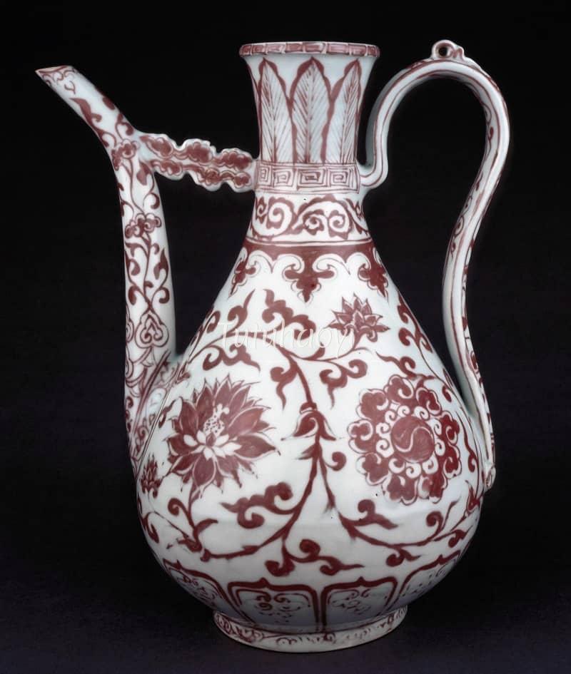 Hongwu ewer lotus floral pattern Tutuhaoyi