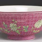 chrysanthemum Qianlong porcelain bowl Tutuhaoyi